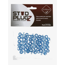 LeMieux Stud Plugz Rubber Stud Hole Plugs Easy Use and Removal Bue/Orange/Pink x60