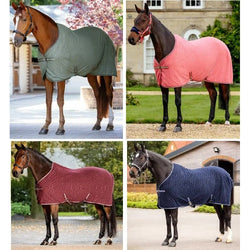 LeMieux Arika Monogram Fleece Rug Anti Pill Throw Over Stable Travel Show Cooler