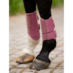 LeMieux Arika Mesh Brushing Boots Lightweight Vented Air Schooling Splint Dusk Blue XL SALE