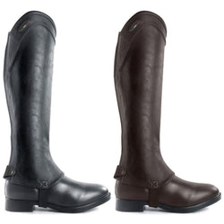 Brogini Marconia Easy Care Gaiters Synthetic Stretch Adults Chaps Black/Brown