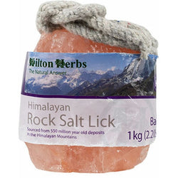 Hilton Herbs Himalayan Rock Salt Lick Weather Resistant For Horses 1KG 3KG 5KG