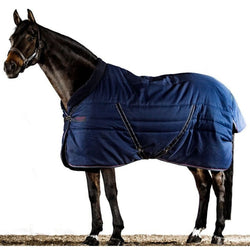 Horseware Rambo Cosy Stable Rug Fleece Collar LightWeight 100g Navy 3'9''-7'3''