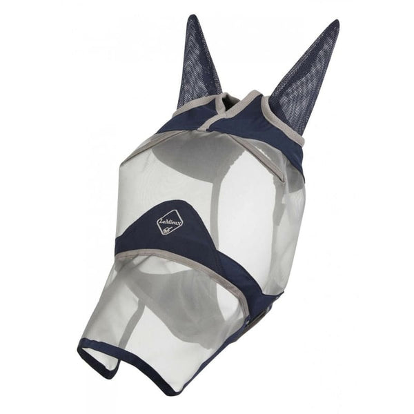 thumbnail image 2 of Equilibrium Field Relief MIDI UV Fly Mask – Padded Horse Face Protection – Black/Grey – XXS To XL 2 of 4