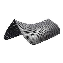 Acavallo Light Weight Gel Pad Super Thin 2mm NonSlip Sticky 1/2 Half Black/Clear