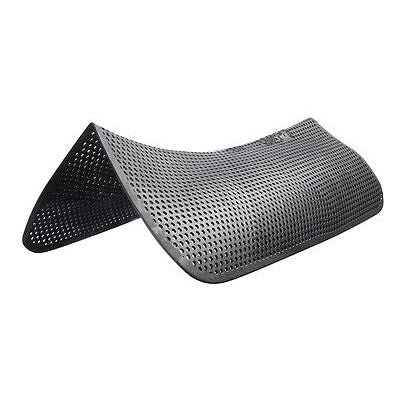 Acavallo Light Weight Gel Pad Super Thin 2mm NonSlip Sticky 1/2 Half Black/Clear