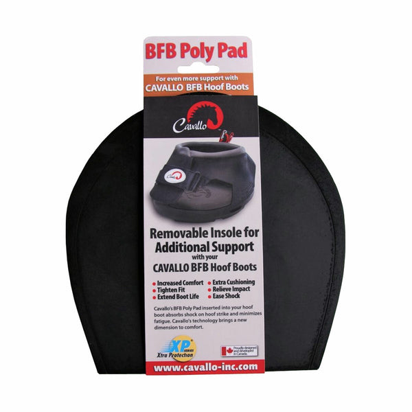 Cavallo 2x BFB Gel Poly Pads Big Foot Hoof Boot Extra Comfort Cushion Protection