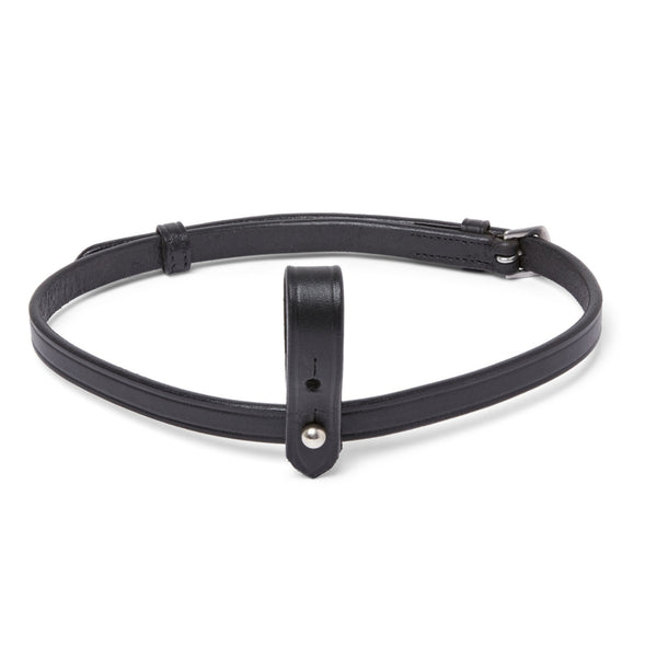 EcoRider Soft Eco Leather Adjustable Flash Strap Fits Most Nosebands Black/Brown