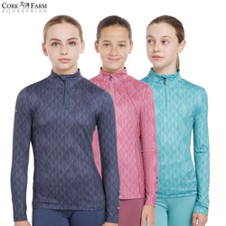 LeMieux Young Rider Clea Base Layer UV Vented Lightweight Kids Teens Girls Top