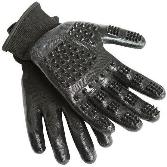 LeMieux Hands On Grooming Gloves Mitt Horse Pony Dog Bath Scrubbing Hair Removal Large SALE