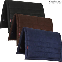 LeMieux Pillow Pad Square Bamboo Cushion Comfort GP Saddlepad Black/Brown/Navy