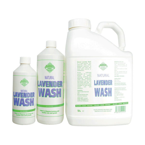 Barrier Lavender Wash No-Rinse Refreshing Soothing Cooling Cleansing Horse Slosh