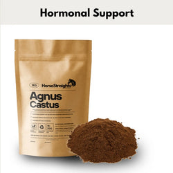 Horse Straights Direct Agnus Castus Powder Hormonal Support Mare Mood Supplement