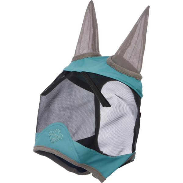 LeMieux Visor-Tek Half Face Field Turnout Fly Mask Eyes and Ears Protector UV Mesh Fern Large SALE