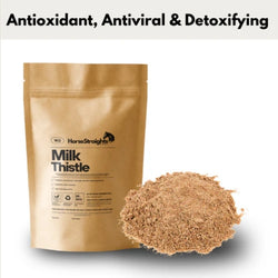 Horse Straights Direct Milk Thistle Powder Herbal Detox Antioxidant Supplement