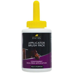 Lincoln Applicator Brush Pack Empty Hoof/Leather Oil Container and Concealed Brush