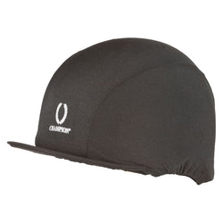 Champion Laurel Wreath Jockey Skull Cap Cover Hat Silk Black Small Medium Large