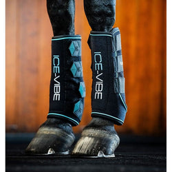 Horseware Ice Vibe Leg Boots Cool Vibrating Circulation Therapy Wraps Full and XF