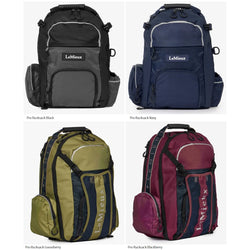 LeMieux Pro Rucksack Nylon Ring Side Storage Grooms Handy Carry Bag Black/Navy