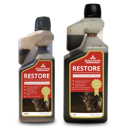 Global Herbs Restore Liquid Ultimate Liver Tonic Immune Support Horse Supplement