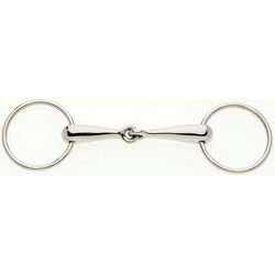 Lorina Thin German Hollow Mouth Loose Ring Single Jointed Snaffle Bit 4.5' - 6'