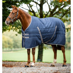 Horseware New Rambo Stable Rug Microfibre MediumWeight 200g Navy/Black 5'6'-7'3'