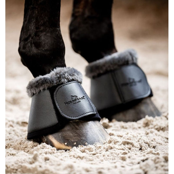 Horseware Pro Bamboo Overreach Boots With Fleece Top Over Reach Protection Pair