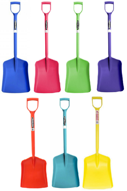 Faulks and Cox Red Gorilla Tubtrug Shovel Lightweight and Strong H 101cm Blade W31cm