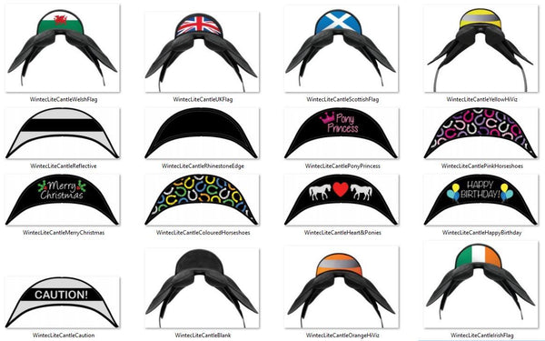 Wintec Lite All Purpose Saddle Stick On Cantle Embellishments Flag/Reflective/Al