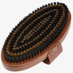 LeMieux Artisan Mixed Bristle Brush Wood Ergonomic Natural Hand Made Grooming