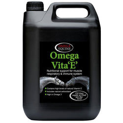 Omega Equine Vita E Liquid Vitamin E Supplement Antioxidant and Muscle Health 5L