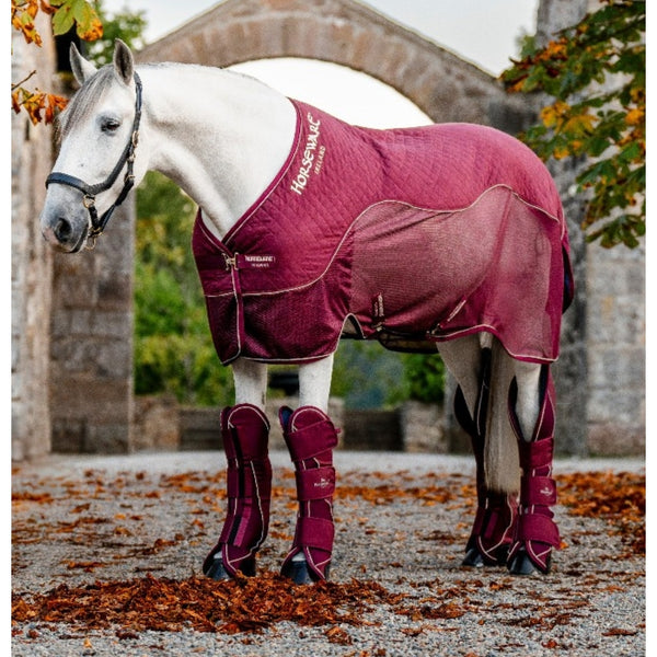 Horseware Rambo Signature Travel Series Quilted Wicking Polar Fleece Cooler Rug