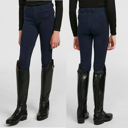 Whitaker Brightside Young Rider Kids Young Rider Cotton Jodhpurs Navy/Black/Beig