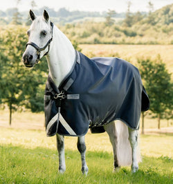 Horseware Rambo 1680D Turnout Rug 100g Tough Lightweight Black Navy 5'6'-7'3'