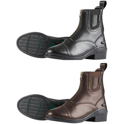 Dublin Evolution Zip Front Leather Paddock Boots With Memory Foam Footbed UK 4-8