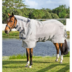 Horseware Rambo Protector Integrated Combo Neck SelfRepairing Mesh Fly Rug Sheet
