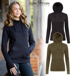 LeMieux Classique Hoodie Lightweight Pop Over Hoody Hooded Jumper Black/Navy