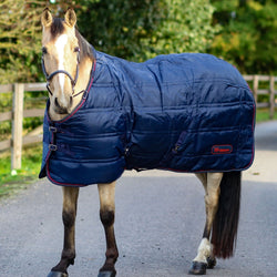 Whitaker Rastrick 200G Standard Mediumweight Stable Rug Reflective Navy 4'3- 7'0