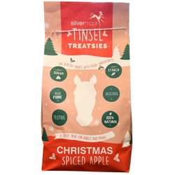 Silvermoor Tinsel Treatsies Spiced Apple Low Sugar Christmas Horse Treats 1kg