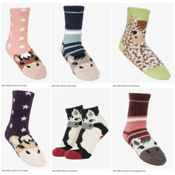 LeMieux Mini Fluffy Character Socks Kids Warm Sock Oskar Oakie Razzle Juniper