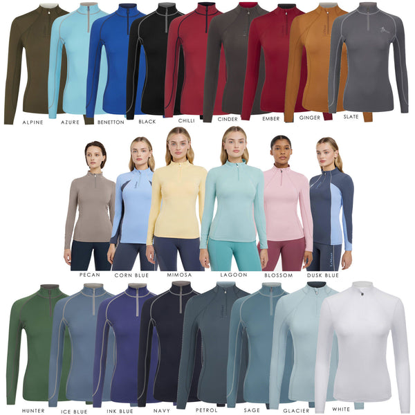 LeMieux Base Layer Technical Wicking Active Stretch Shirt XC Top UK14 SALE