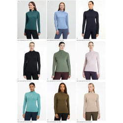 LeMieux Halle Lightweight Base Layer Mesh Vent Long Sleeve Wicking Tech Top 6-18