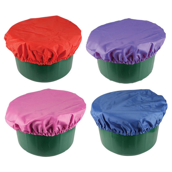Lincoln Strong Nylon Stretch Fabric Feed Bucket Cover Navy Pink Purple Red
