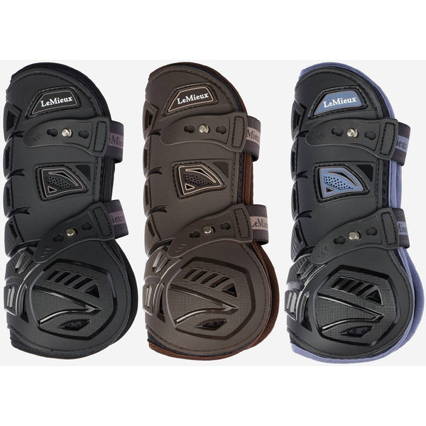 LeMieux Motion Cool Tendon Boot Flexible Light SJ ShowJumping Black/Brown/Blue
