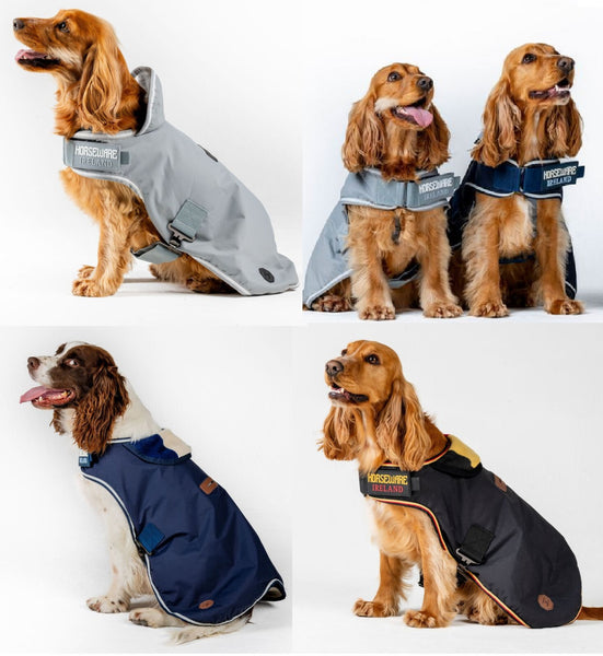 Horseware Newmarket Dog Coat Waterproof Warm Fleece Lined Rug Whitney XXS-XXL