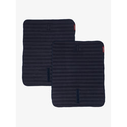 LeMieux Memory Foam Bandage Pads Exercise Under Wraps Airflow Black/Navy/White