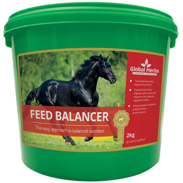 Global Herbs Feed Balancer General Wellbeing Balanced Healthy Horse Supplement
