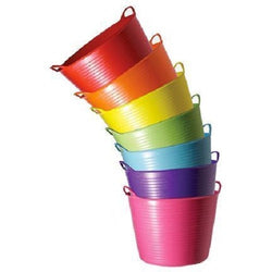 Faulks and Cox Red Gorilla Tubtrug 38L Horse Feed Water Bucket Large Flexible