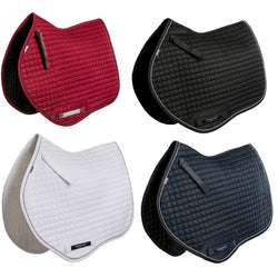 Horseware Sport Wicking Piped Saddlepad Black/White/Navy/Burgundy Pony/Cob/Full
