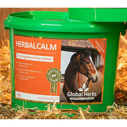 Global Herbs HerbalCalm Behavior Calming Calm Magnesuim Free Horse Supplement