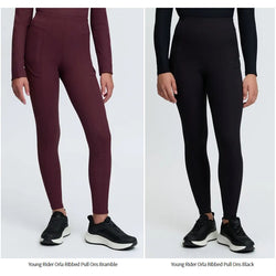 LeMieux Young Rider Orla Ribbed Pull Ons Teens Kids Breeches Joddings Tights